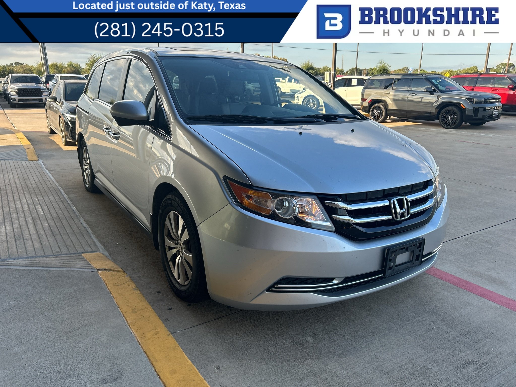 Used 2014 SILVER Honda EX-L image 1