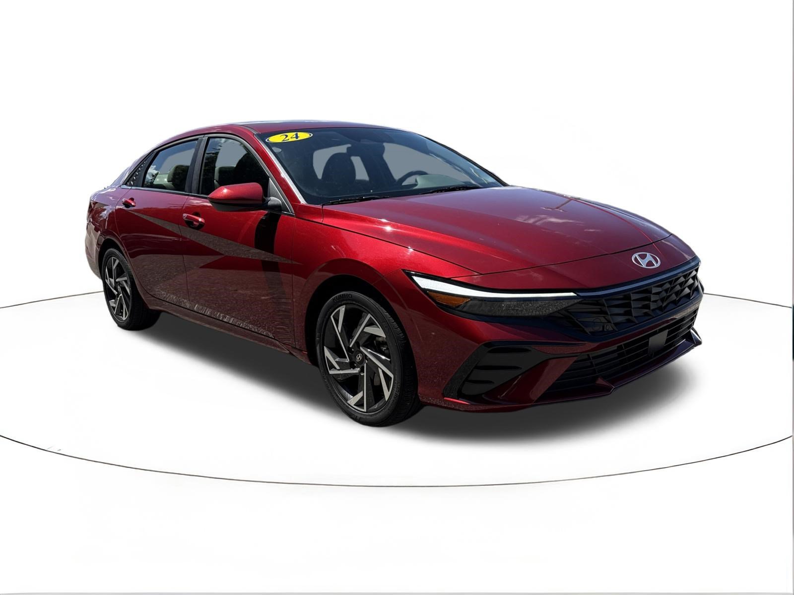 Certified Used 2024 Ultimate Red Hyundai SEL image 1