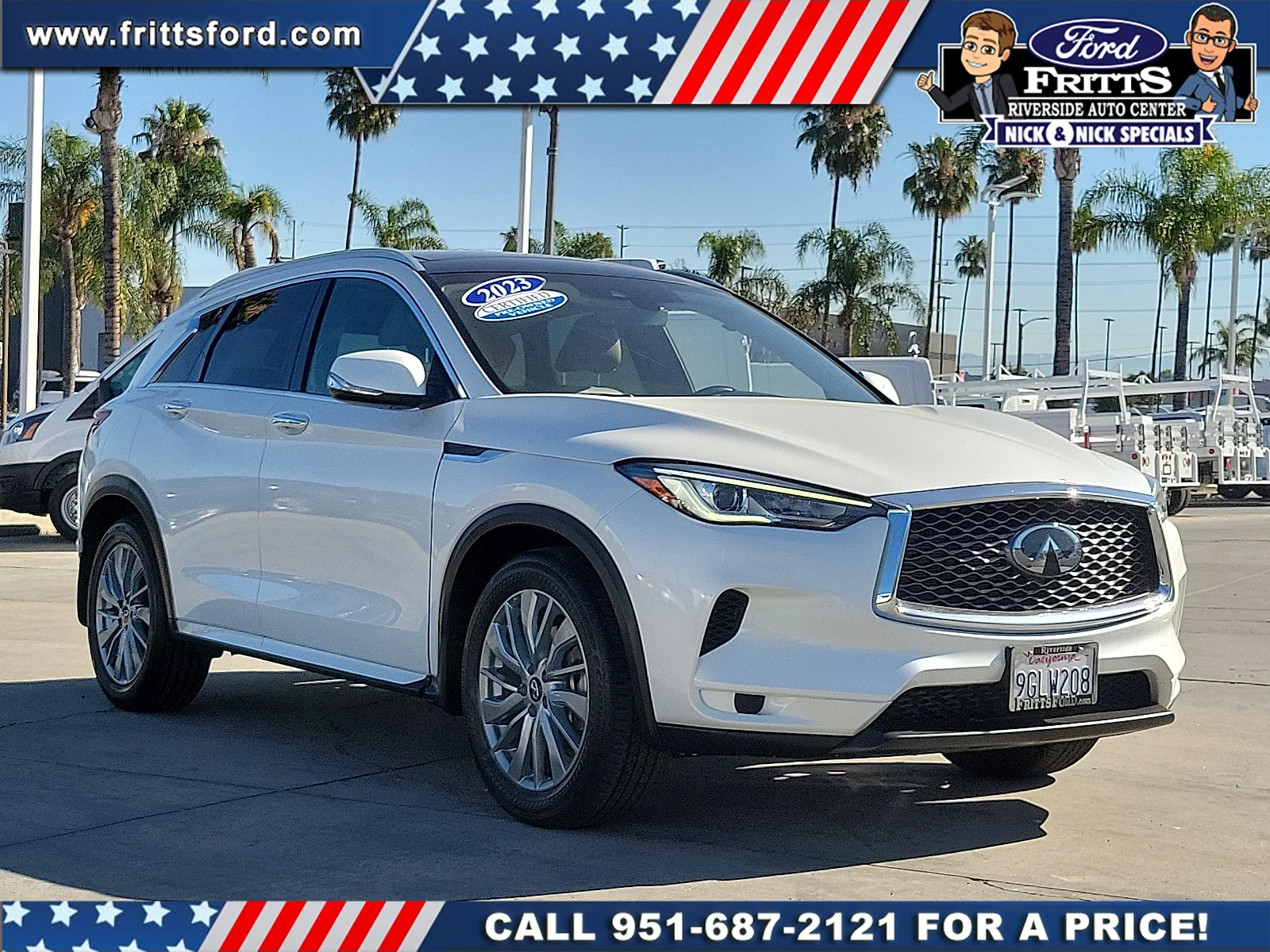 Certified Used 2023 Radiant White INFINITI LUXE image 22