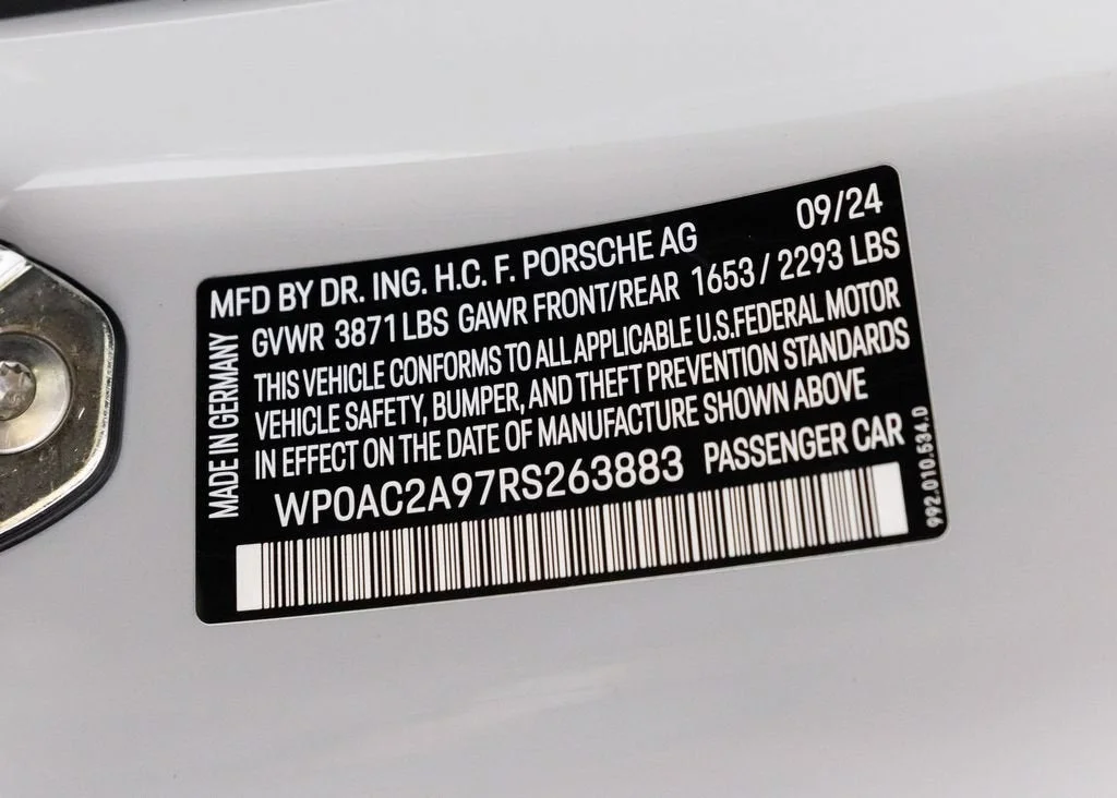 Used 2024 Chalk Porsche GT3 Touring image 39