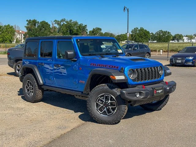 New 2026 Hydro Blue Pearl-Coat Exterior Paint Jeep Rubicon image 2
