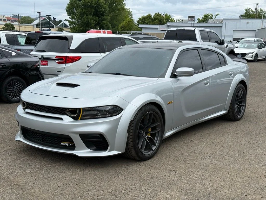Used 2020 Silver Dodge R/T Scat Pack Widebody image 2
