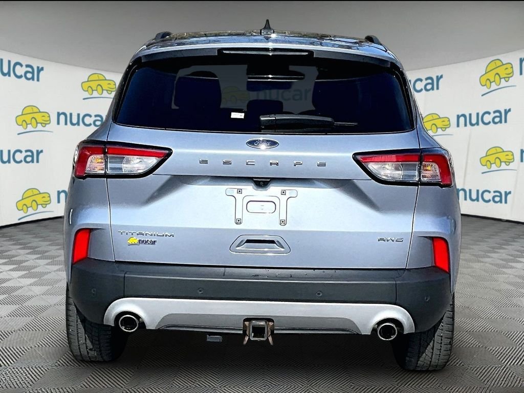 Used 2022 Blue Silver Metallic Ford Titanium image 5