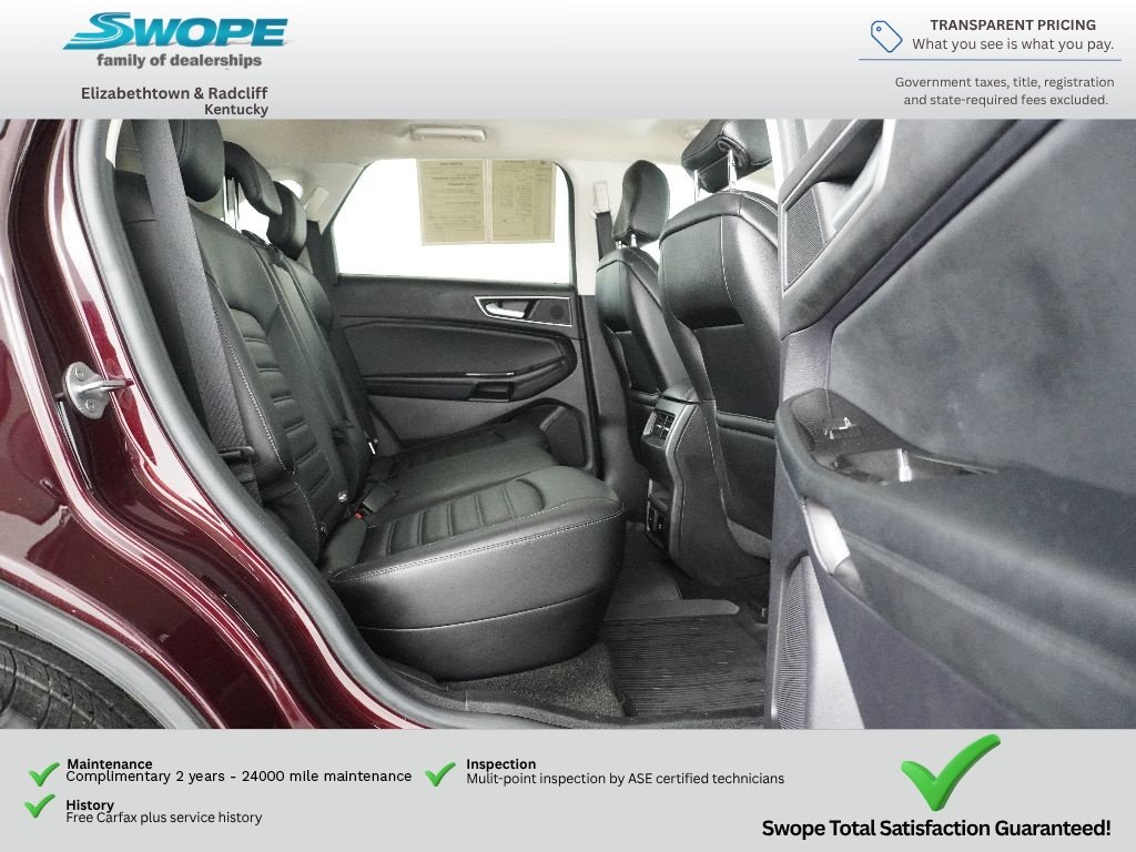 Used 2020 Burgundy Velvet Metallic Tinted Clearcoat Ford SEL image 9