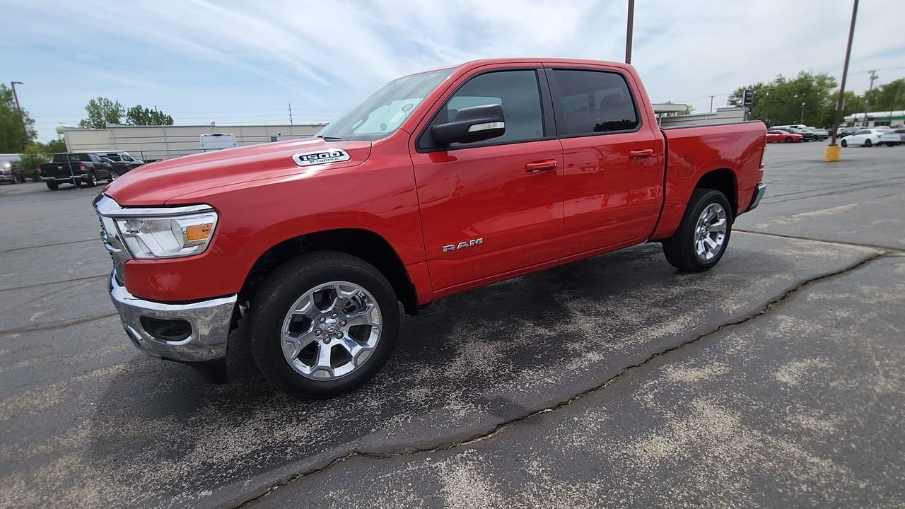 Used 2022 Flame Red Clearcoat Ram Big Horn image 4