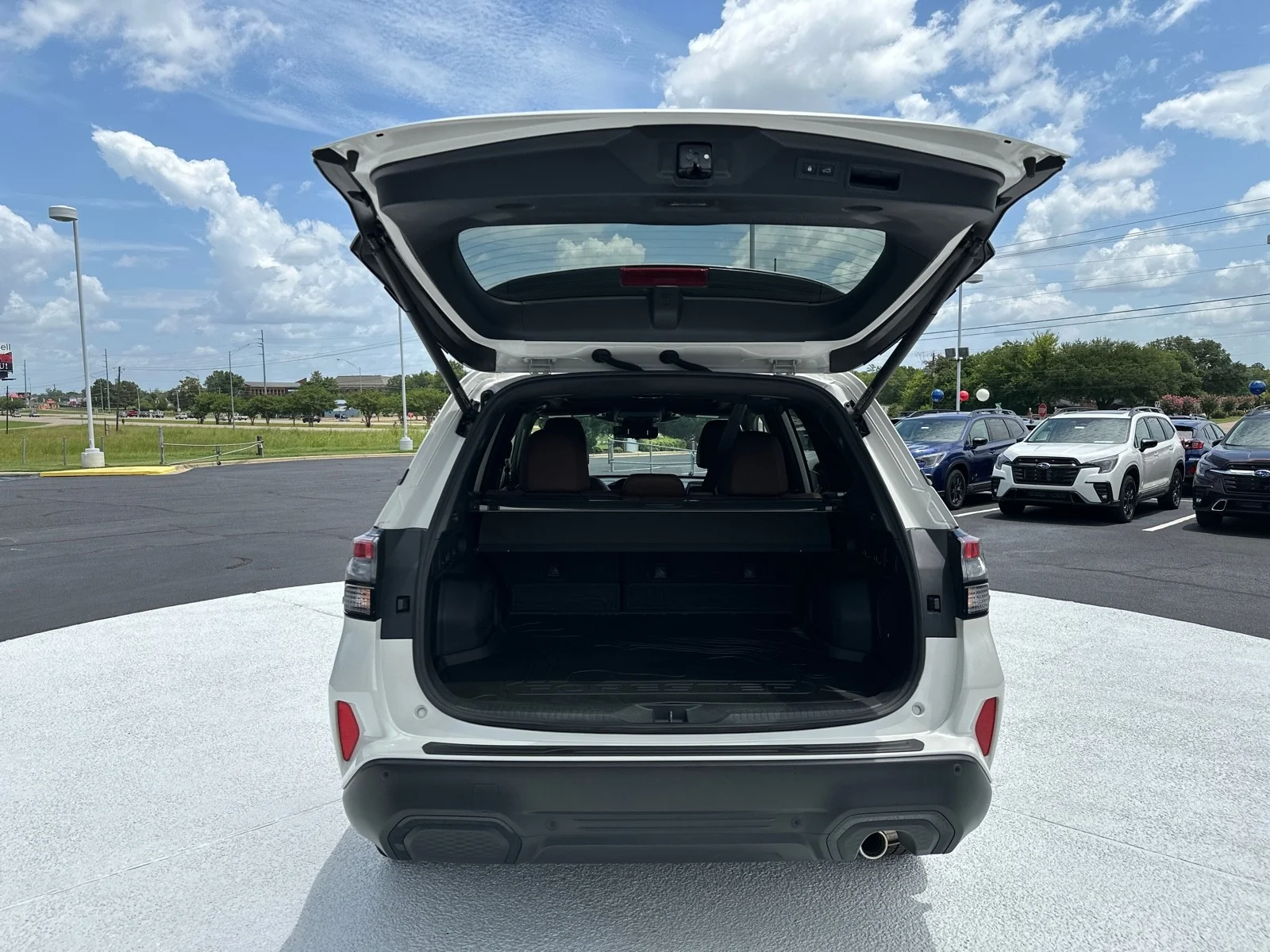 Certified Used 2025 Crystal White Pearl Subaru Touring AWD image 9