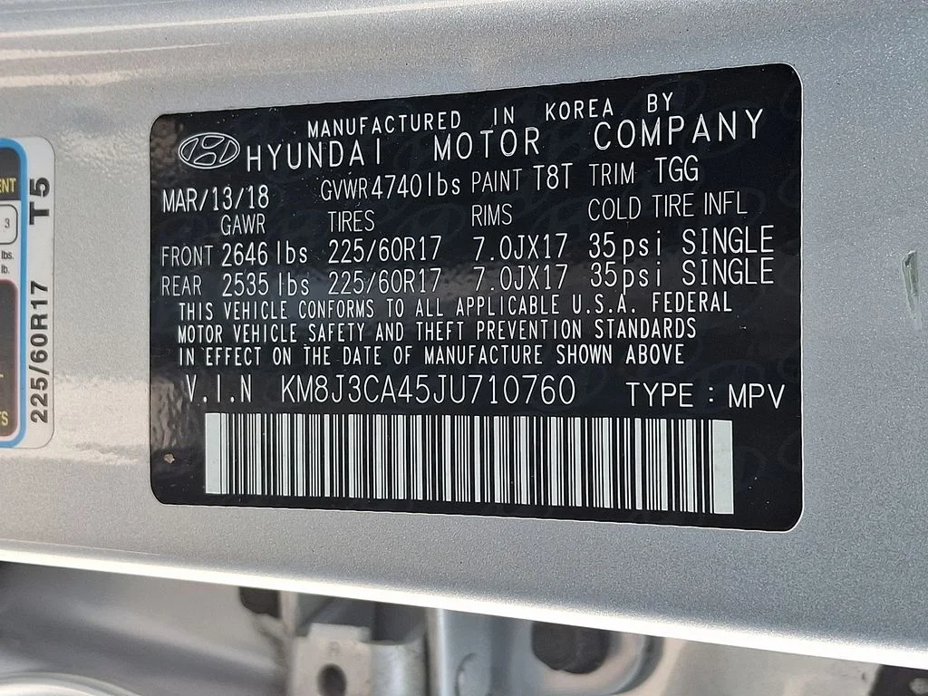 Used 2018 Silver Hyundai SEL image 26