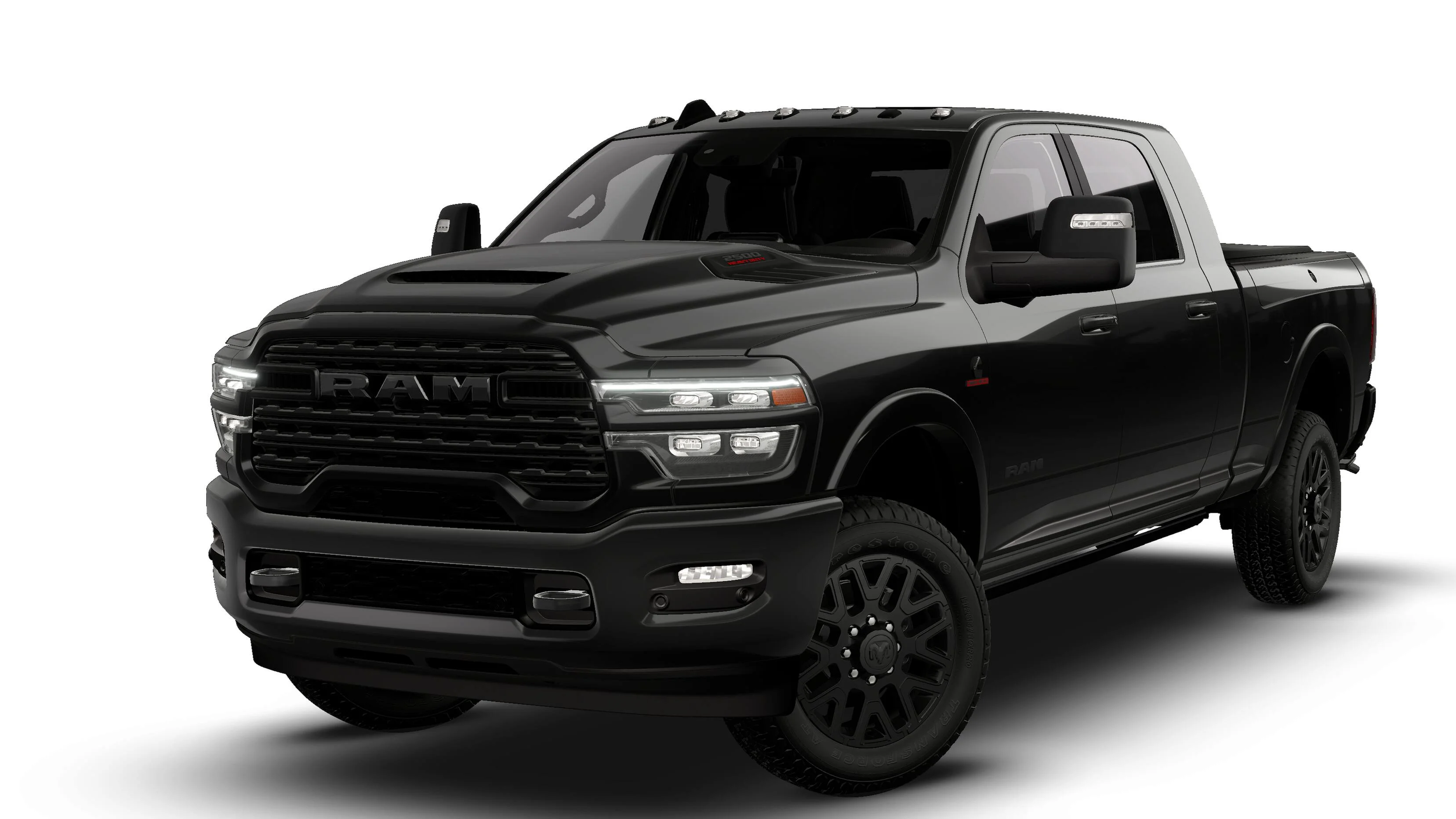 New 2027 Diamond Black Crystal Pearl-Coat Exterior Paint RAM Limited image 1