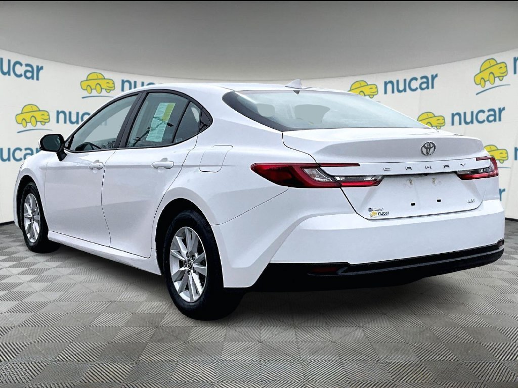 Used 2025 White Toyota LE image 4