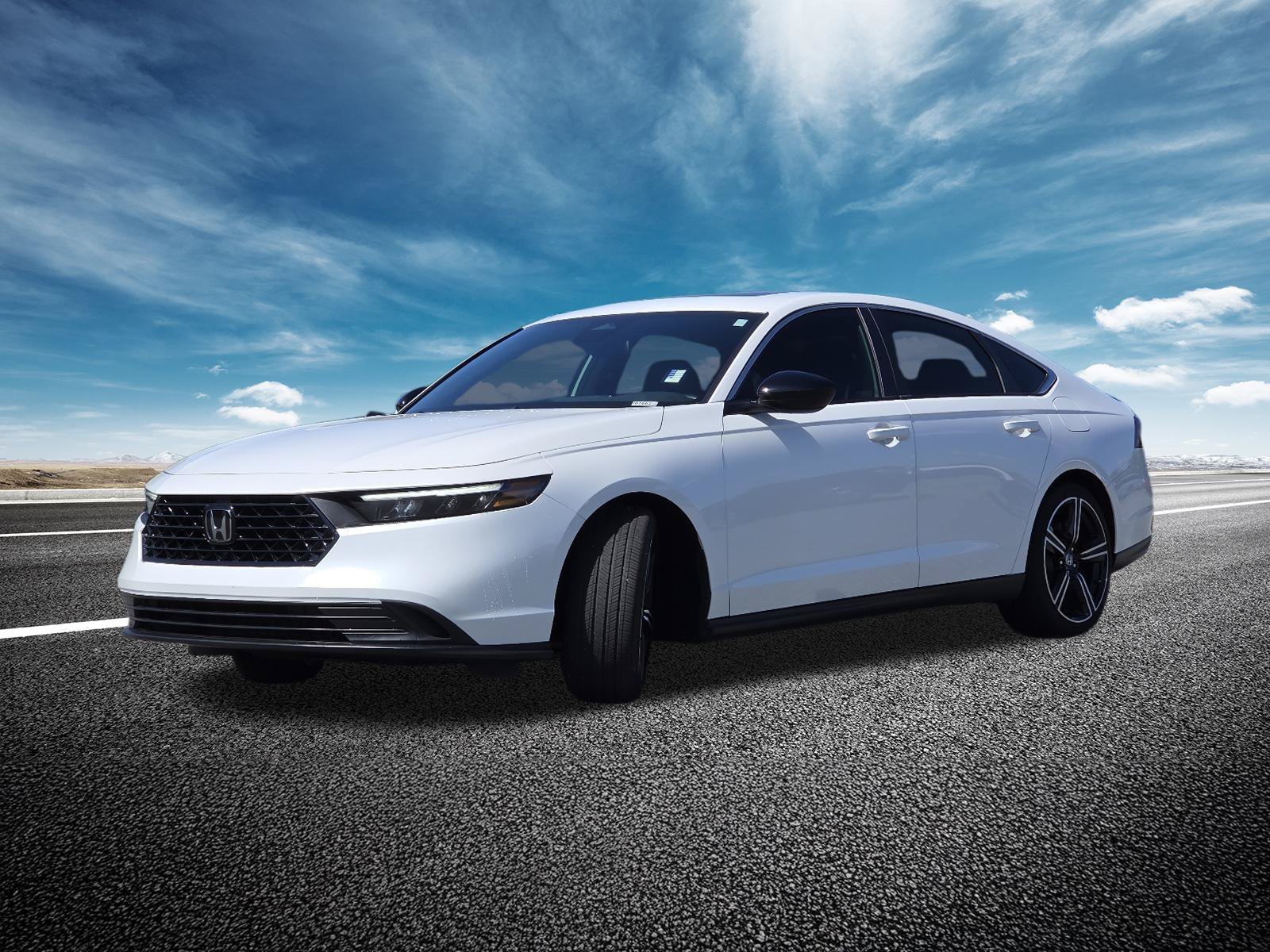 Used 2025 Platinum White Pearl Honda HYBRID SPORT image 47