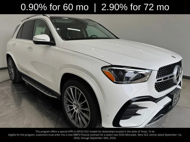 New 2026 Polar White Mercedes-Benz GLE 350 image 1
