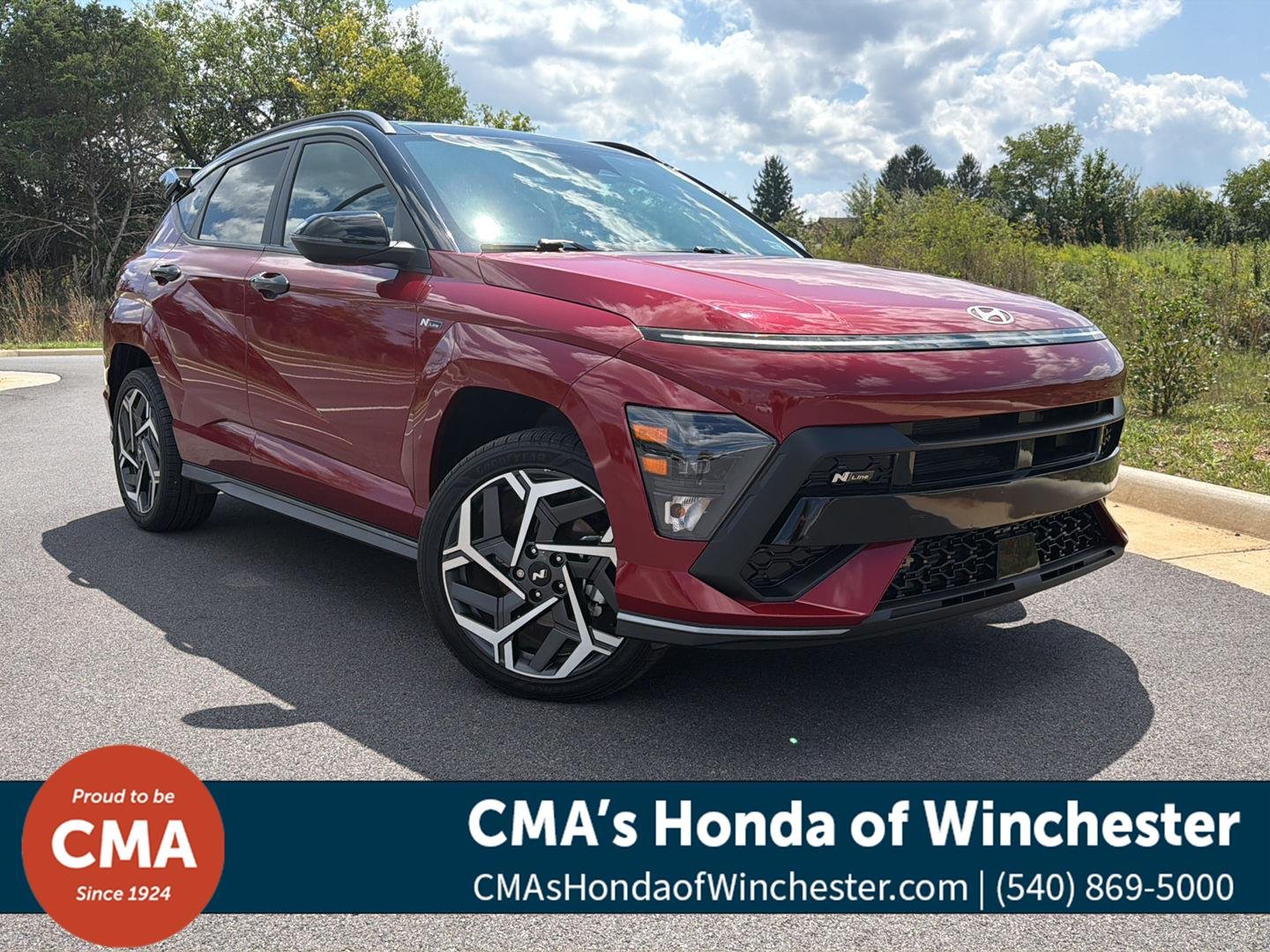 Used 2024 Ultimate Red Metallic w/Black Roof Hyundai N Line image 1