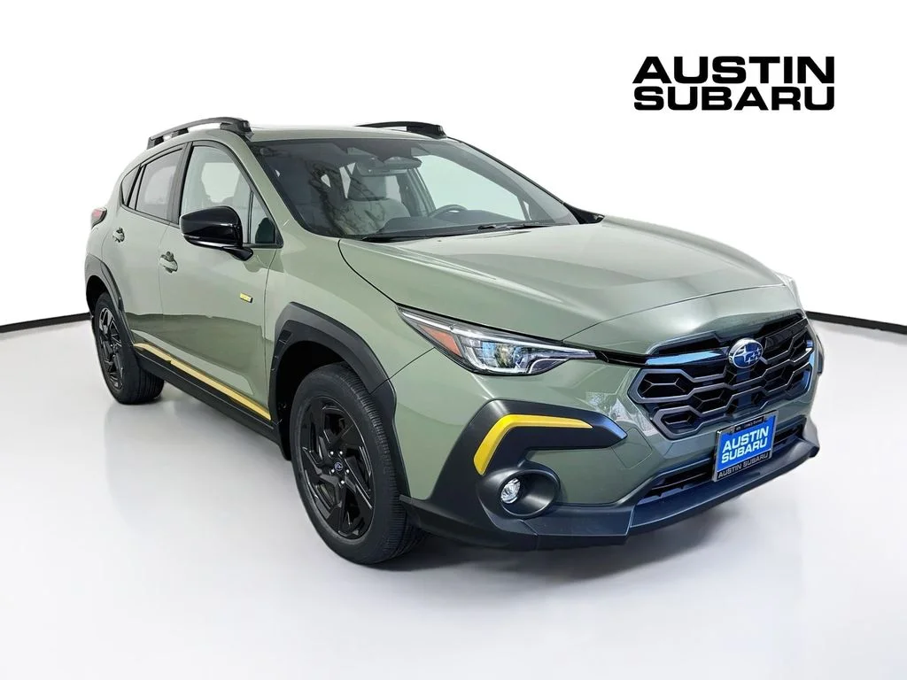 Certified Used 2024 Green Subaru Sport image 1