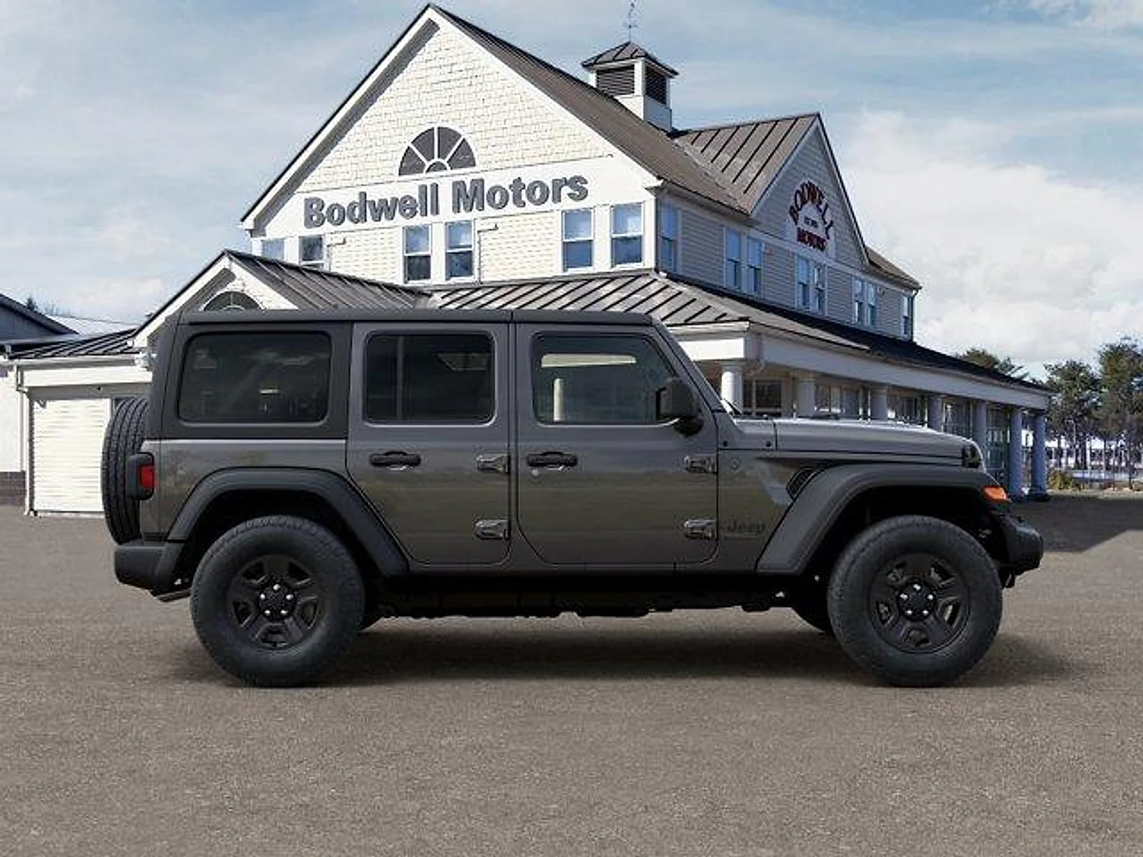 New 2026 Granite Crystal Metallic Clear-Coat Exterior Paint Jeep 4-Door Sport image 21