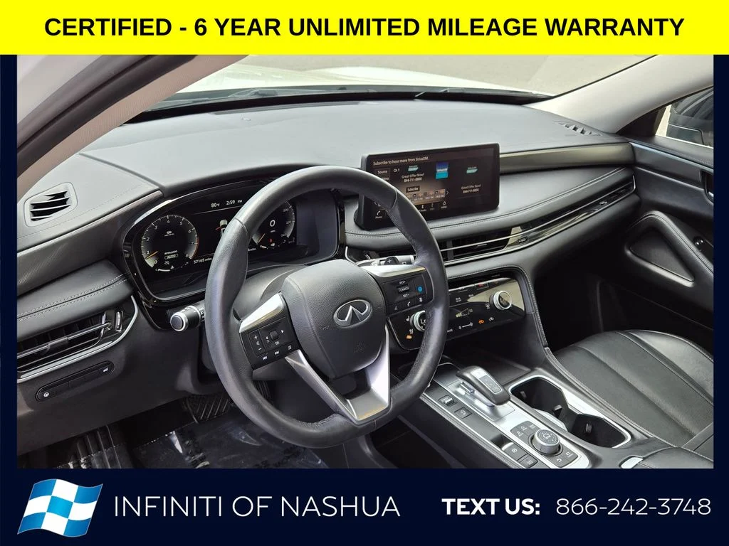 Certified Used 2023 White INFINITI LUXE image 7