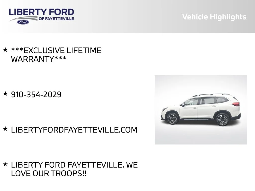 Used 2023 Crystal White Pearl Subaru Limited image 5