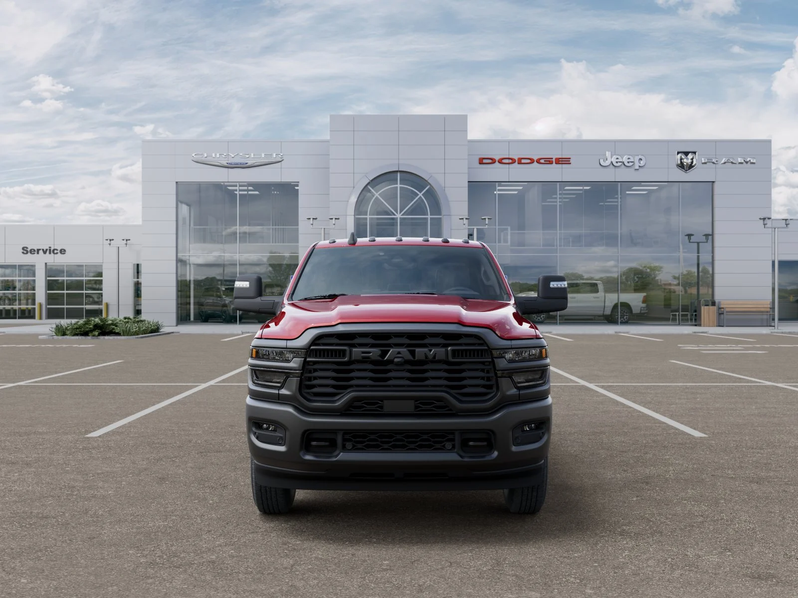 New 2026 Molten Red Pearl-Coat Exterior Paint RAM Tradesman image 29
