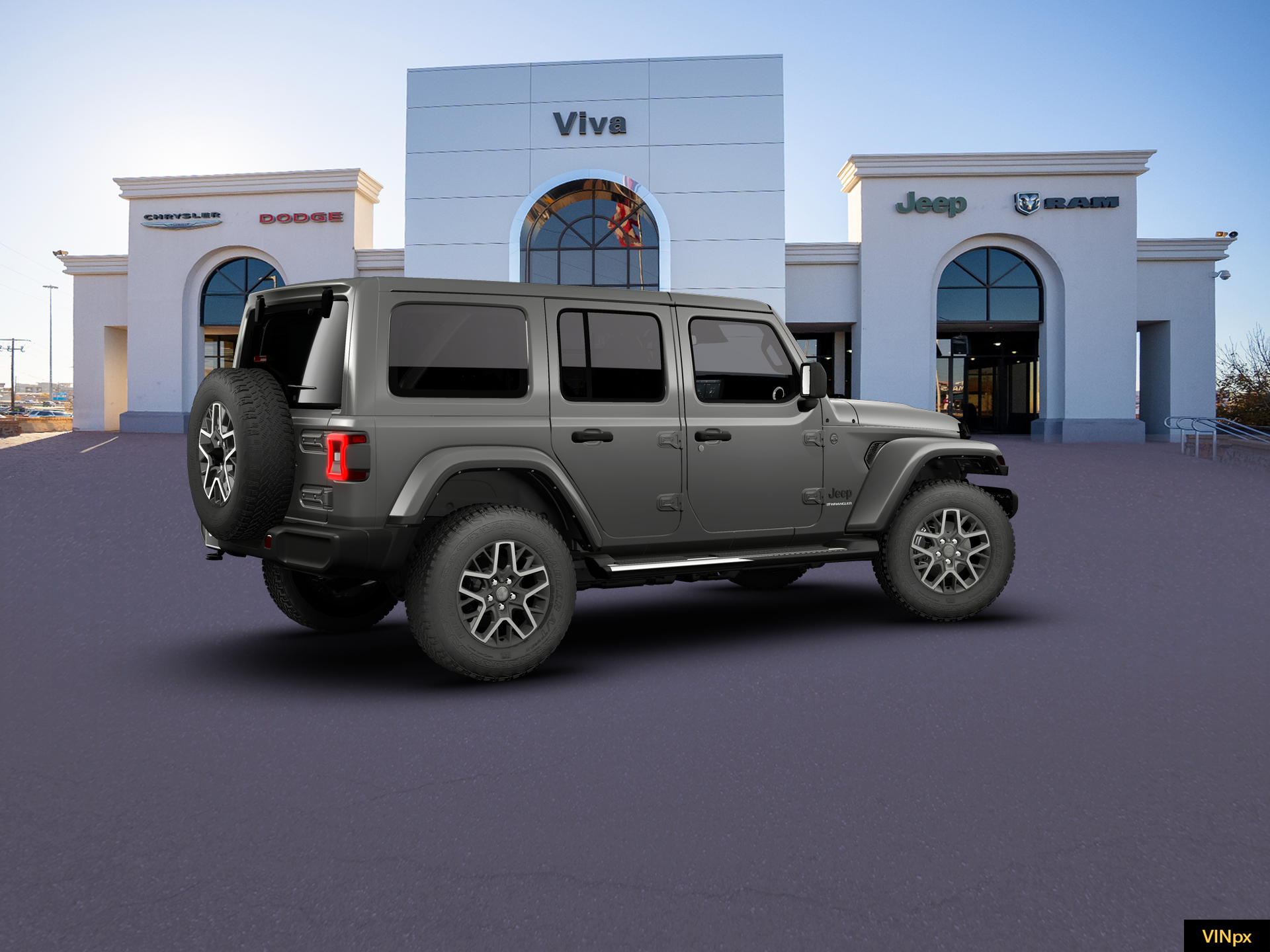 New 2026 Granite Crystal Metallic Clear-Coat Exterior Paint Jeep Sahara image 20