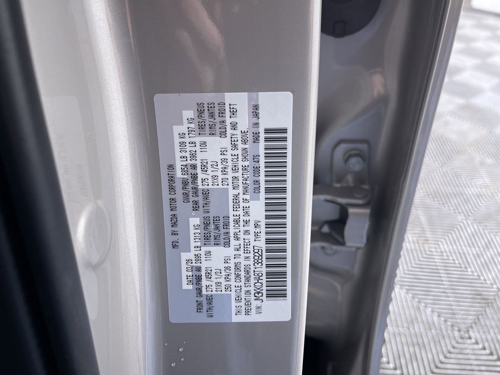 New 2026 Platinum Quartz Metallic Mazda Premium Sport image 13