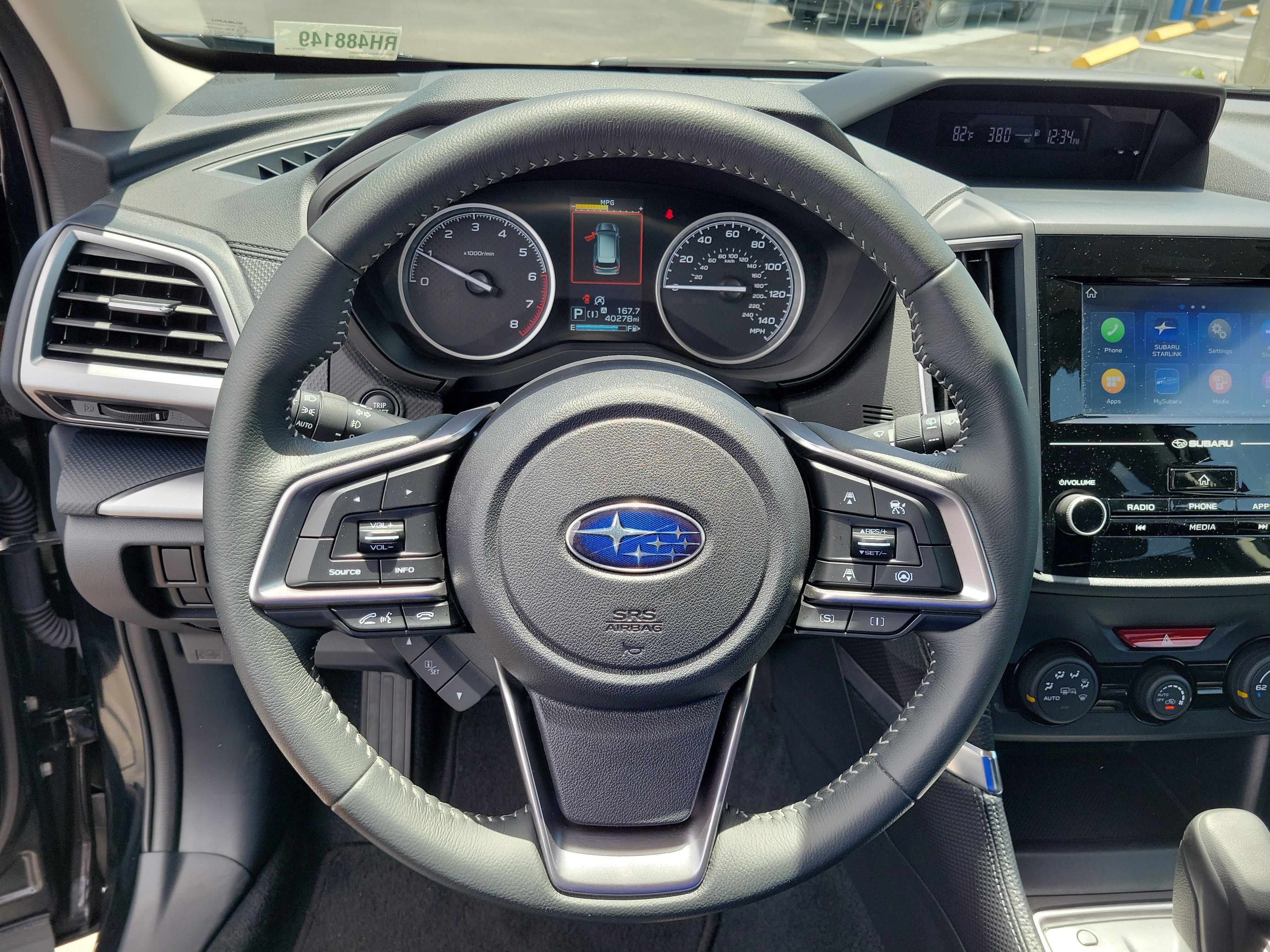 Used 2024 Crystal Black Silica Subaru Premium image 23