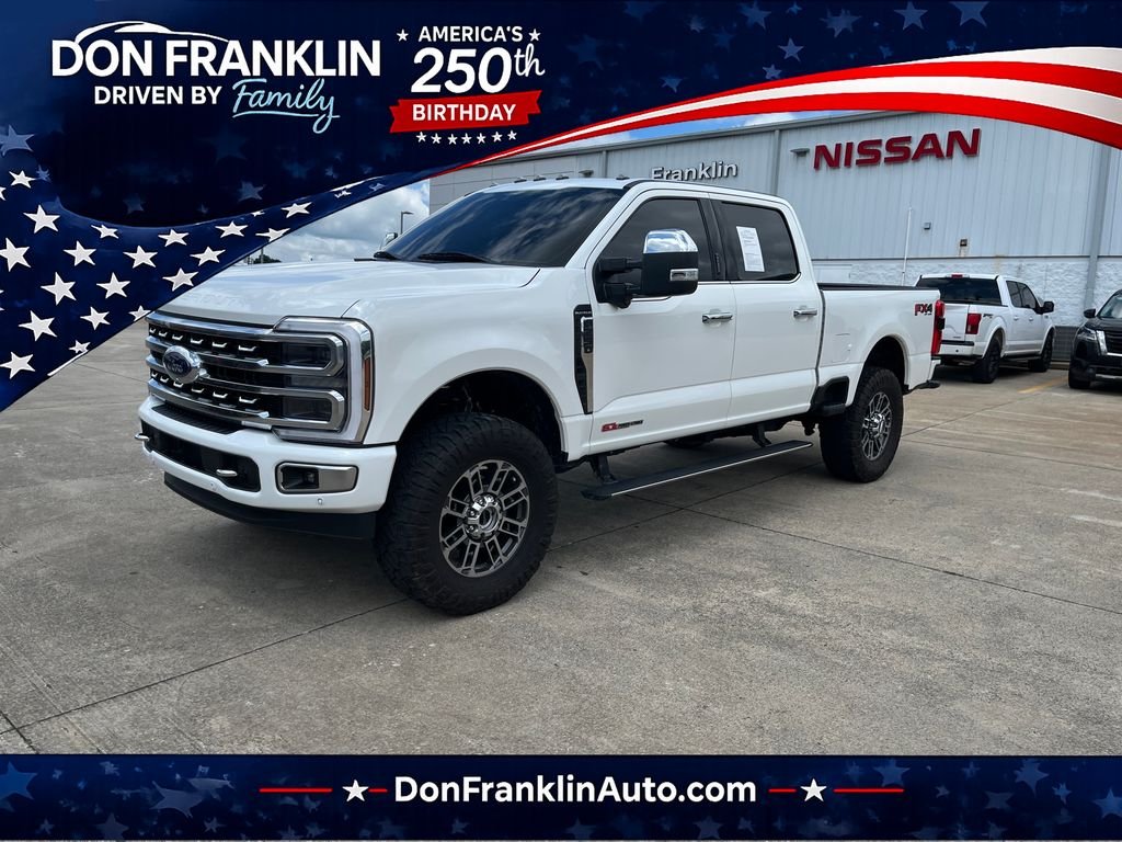 Used 2024 White Ford Platinum image 1