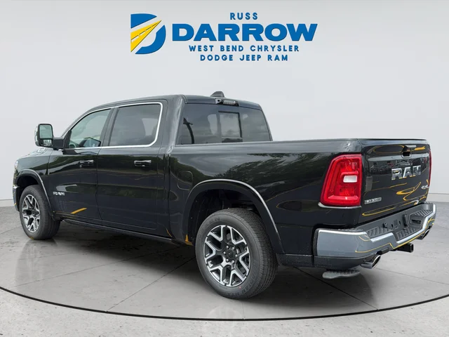 New 2026 Diamond Black Crystal Pearl-Coat Exterior Paint RAM Laramie image 3