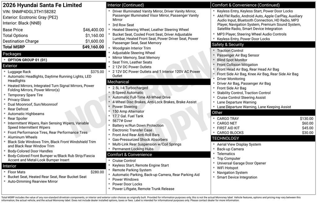 Used 2026 Gray Hyundai Limited image 3