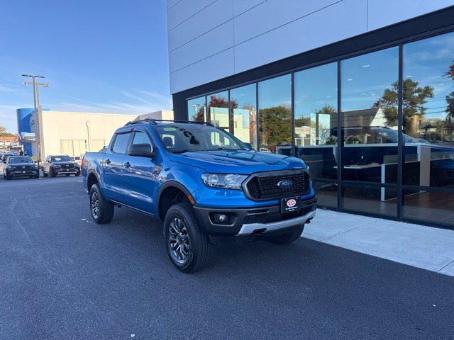 Blue Metallic 2021 Ford Ranger Pickup Truck Four-Wheel Drive 