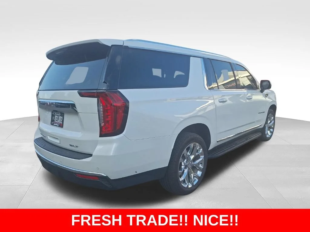 Used 2021 WHITE FROST TRICOAT GMC SLT image 5