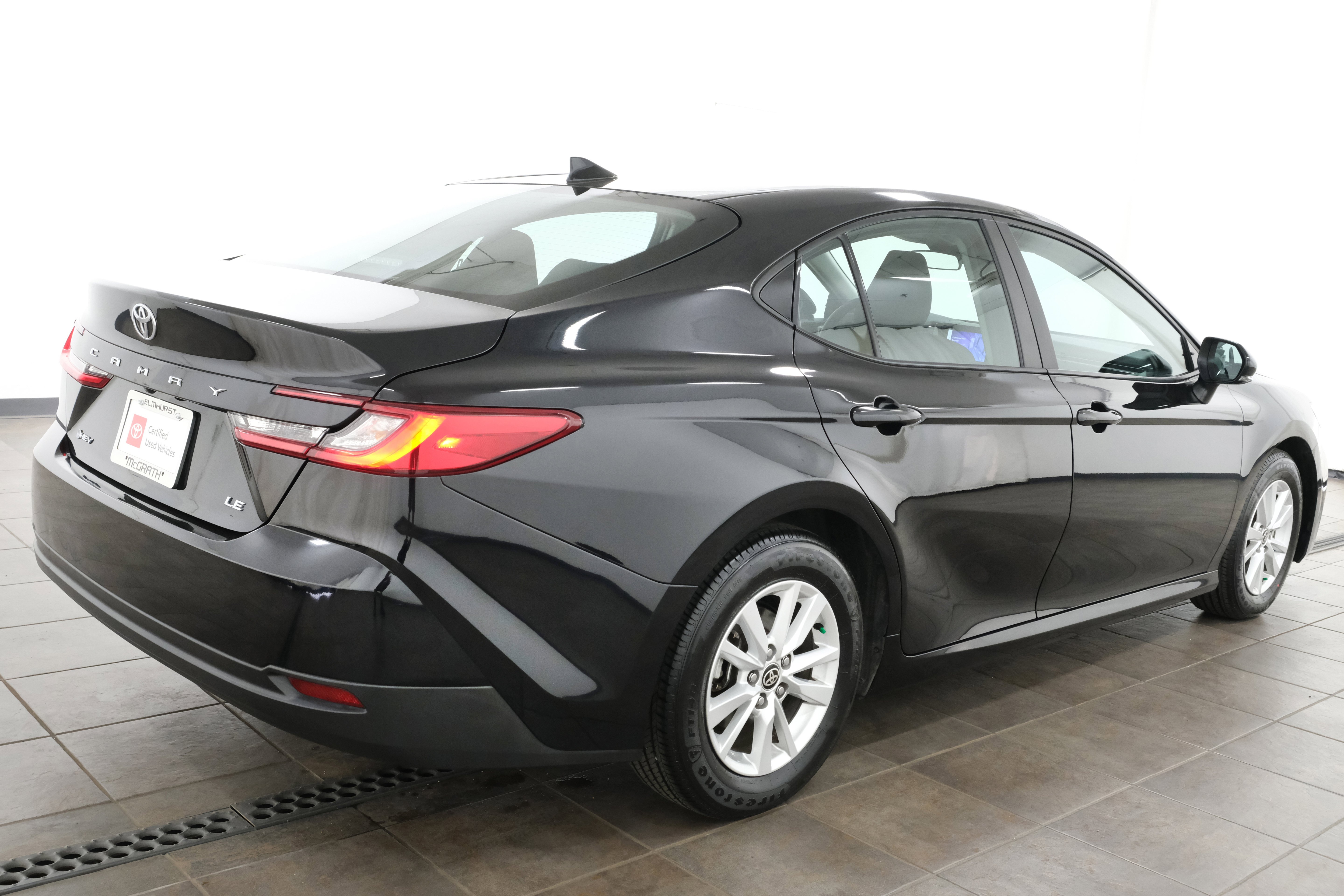 Certified Used 2025 Midnight Black Metallic Toyota LE image 6