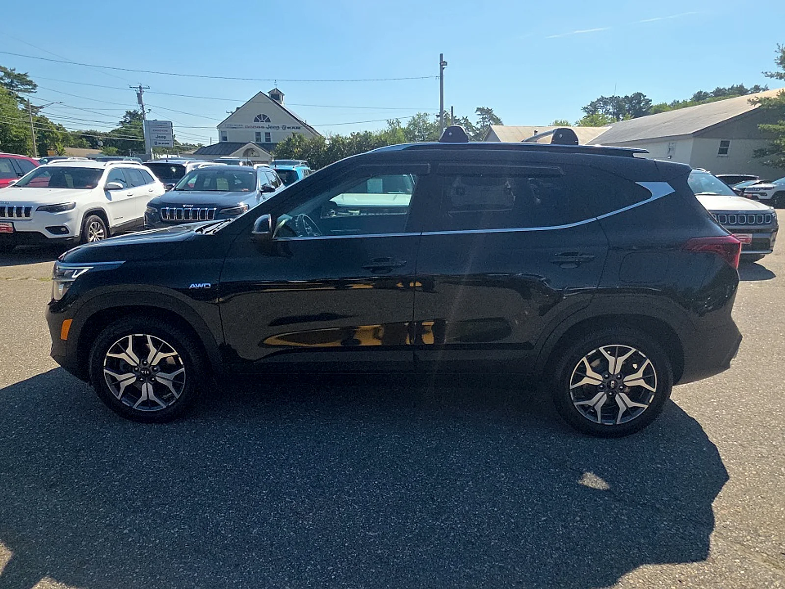 Used 2021 Kia Seltos EX with VIN KNDERCAA6M7107698 for sale in Brunswick, ME