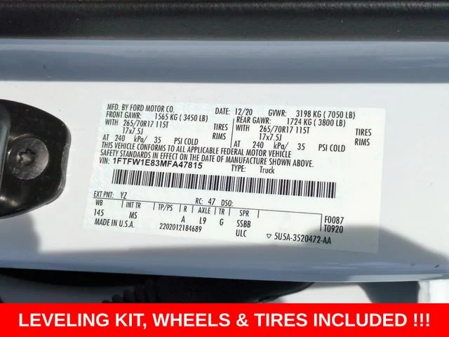 Used 2021 White Ford XLT image 35