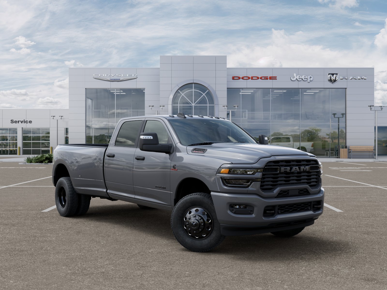New 2026 Ceramic Gray Clear-Coat Exterior Paint RAM Big Horn image 31