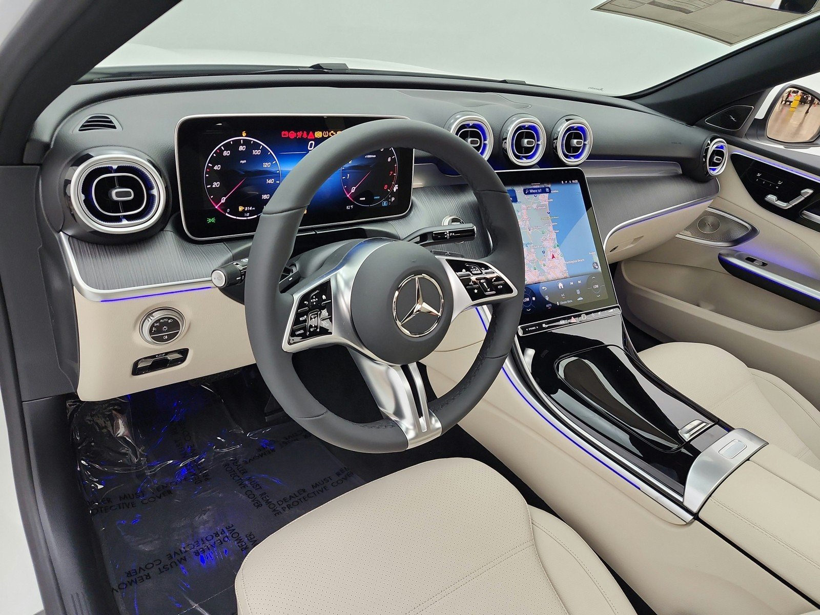 New 2026 Polar White Mercedes-Benz C 300 Sedan image 9