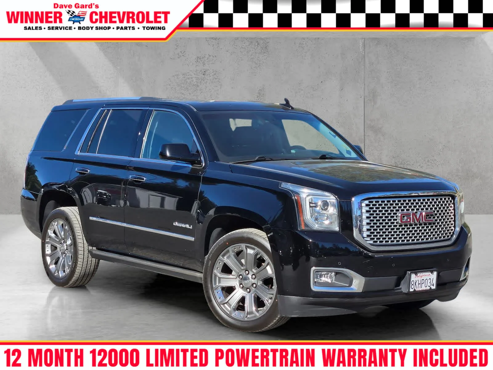Used 2015 ONYX BLACK GMC Denali image 1