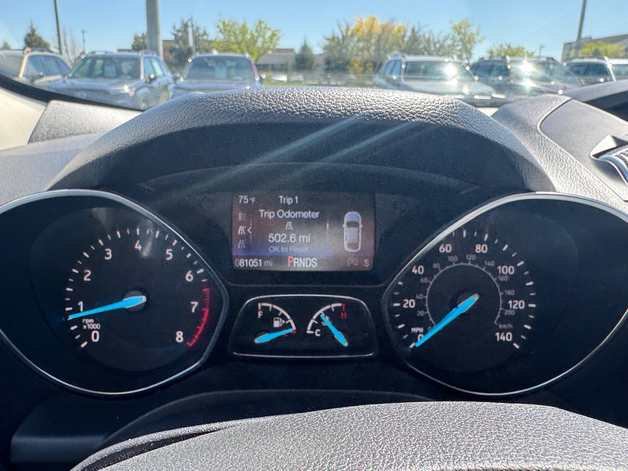 Used 2018 Lightning Blue Metallic Ford SE image 23