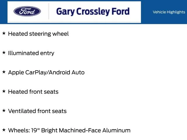 New 2026 Star White Metallic Tri-coat Ford Premium image 19