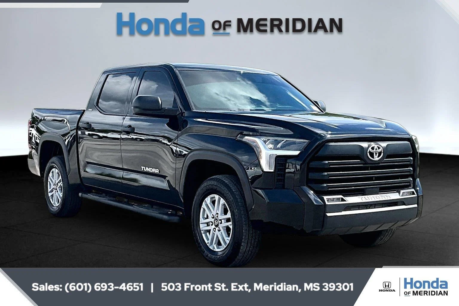 Used 2025 Midnight Black Metallic Toyota SR5 image 1