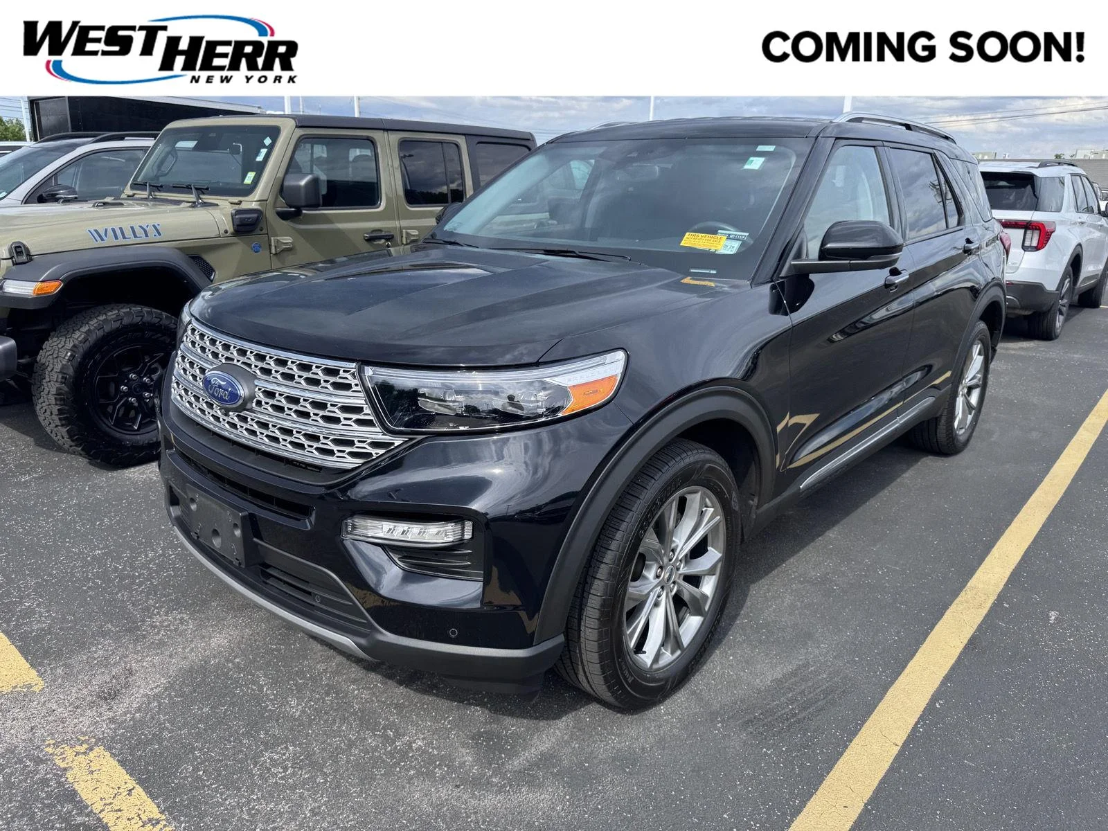 Used 2022 Agate Black Ford Limited image 1