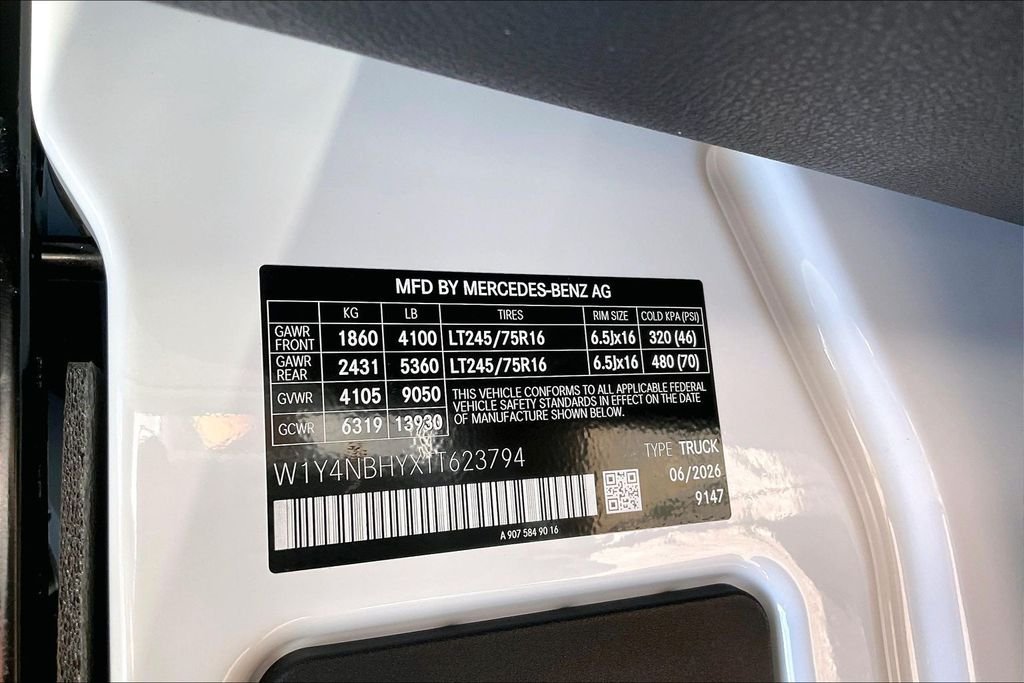 New 2026 Arctic White Mercedes-Benz Cargo 144 WB image 11