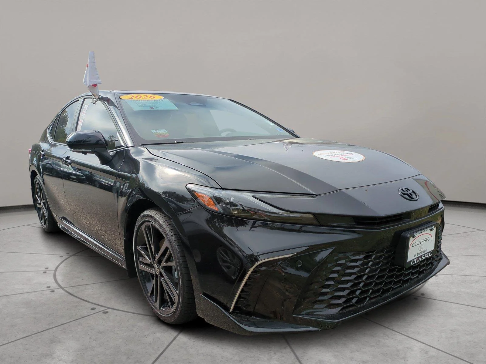 Certified Used 2026 Midnight Black Metallic Toyota XSE image 1