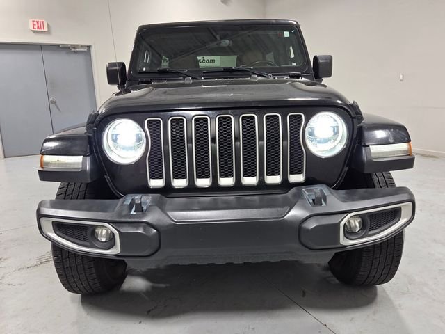 Used 2020 Black Jeep Unlimited Sahara image 2