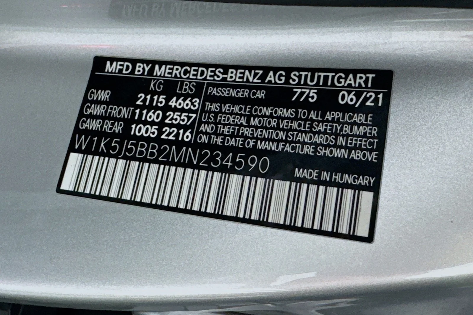 Certified Used 2021 Iridium Silver Metallic Mercedes-Benz AMG® CLA 35 image 26