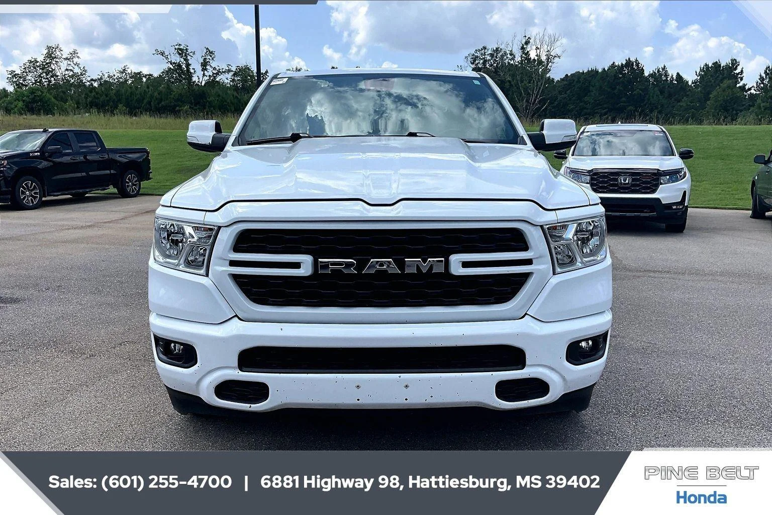 Used 2022 Bright White Clearcoat Ram Big Horn image 5