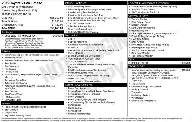 Certified Used 2019 RUBY FLARE PEARL Toyota  image 32