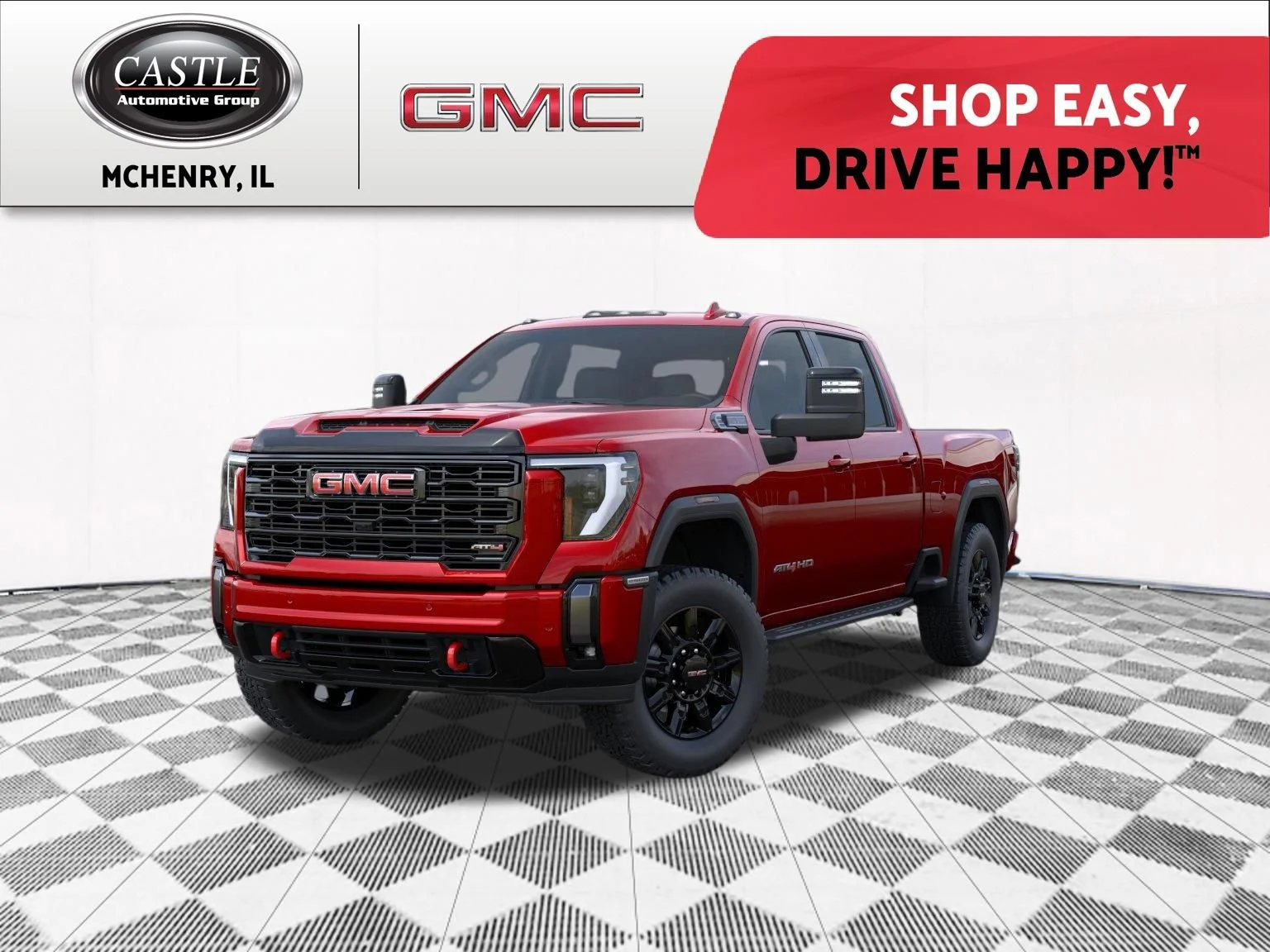 New 2026 Volcanic Red Tintcoat GMC AT4 image 1