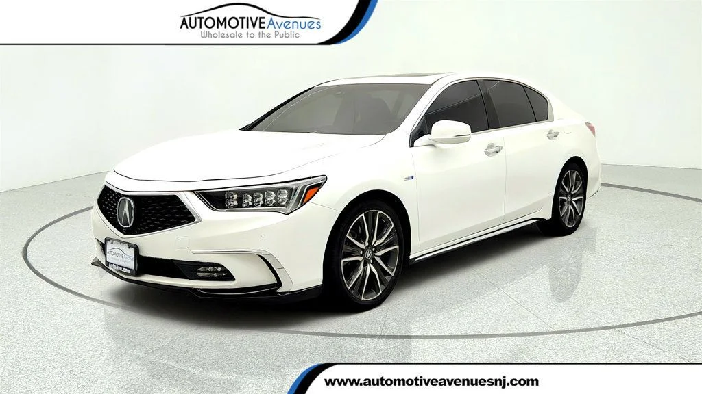 Used 2020 Platinum White Pearl Acura Sedan Sport Hybrid w/Advance Pkg image 1