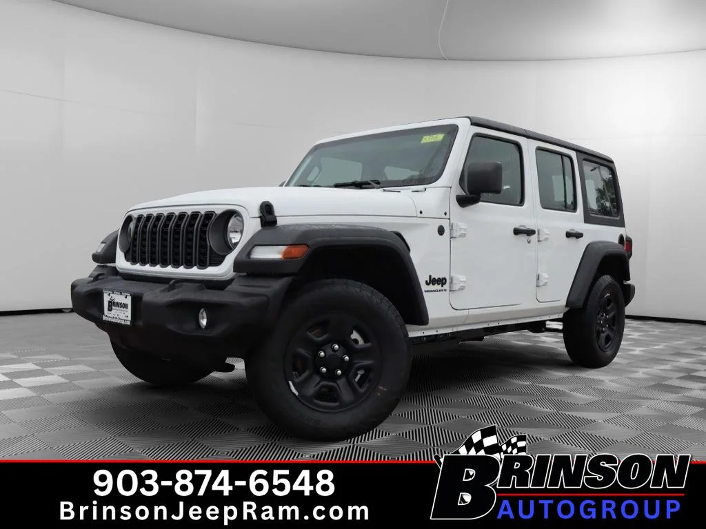 New 2026 Bright White Clearcoat Jeep Sport image 1