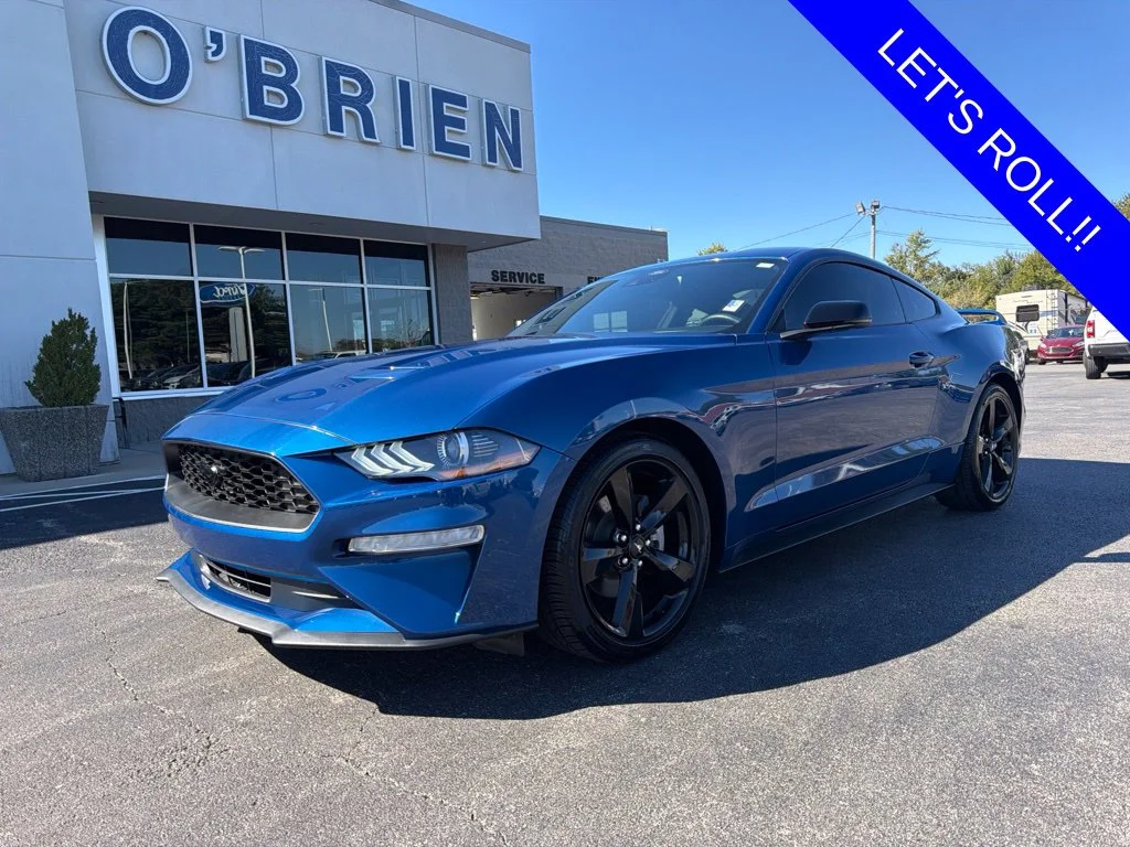 Used 2023 Atlas Blue Metallic Ford EcoBoost Premium image 1