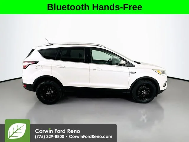 Certified Used 2018 White Platinum Clearcoat Metallic Ford Titanium image 8